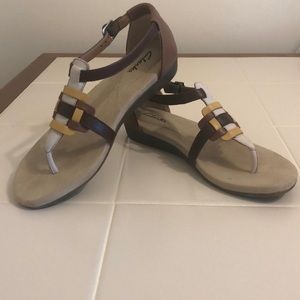 Clarks Leather Sandals